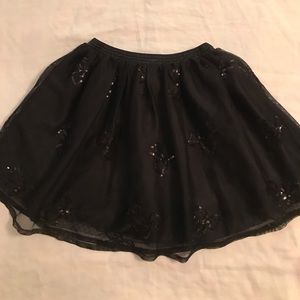 Girl’s Black tutu lined skirt. Size 5
